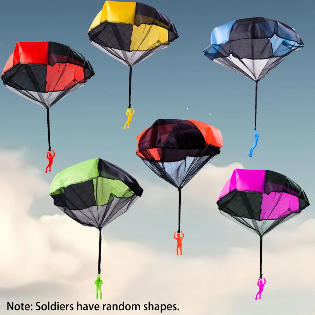 Children's Parachute Toy Tango Outdoor Flight Parachute Double Color Combination with Various New and Unique Colors, Unique, Eas