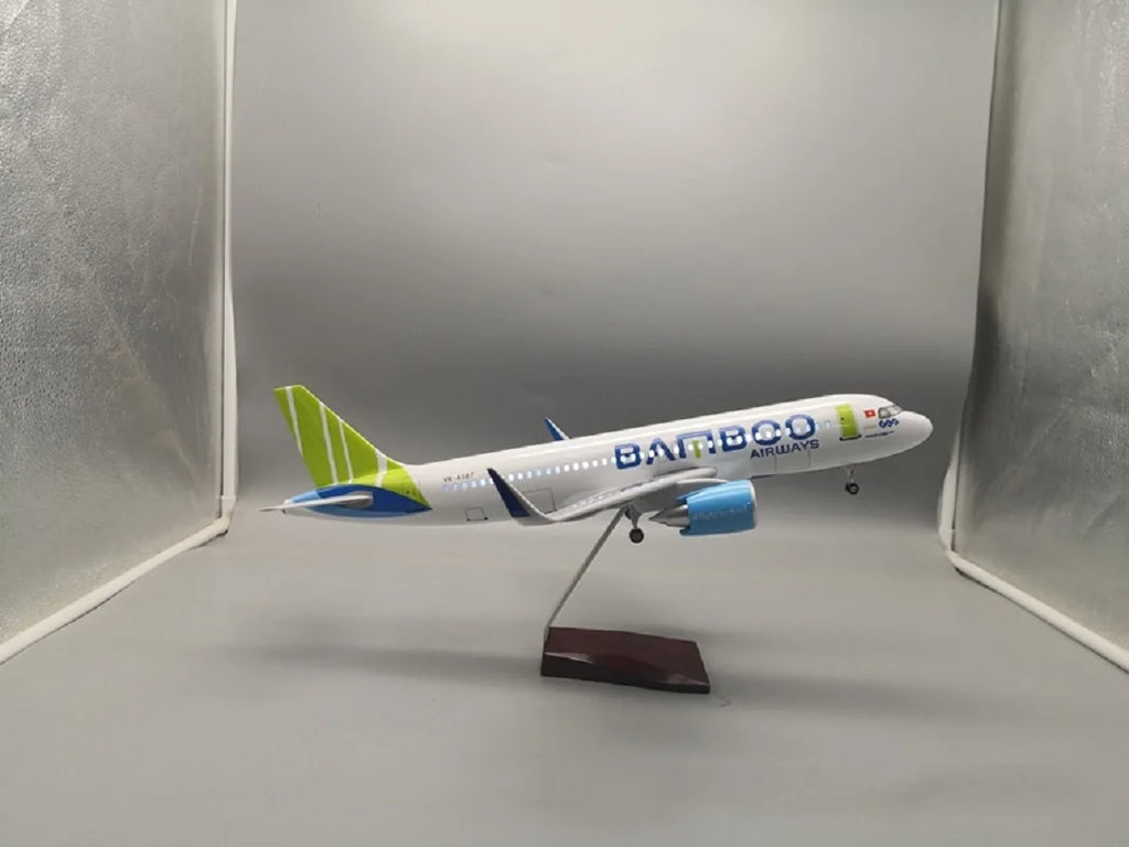47cm Model Airplanes A320NEO Series 1/80 Scale Aircraft Resin Toy Planes Aviation Miniature Souvenir Plane Toy Christmas Gifts