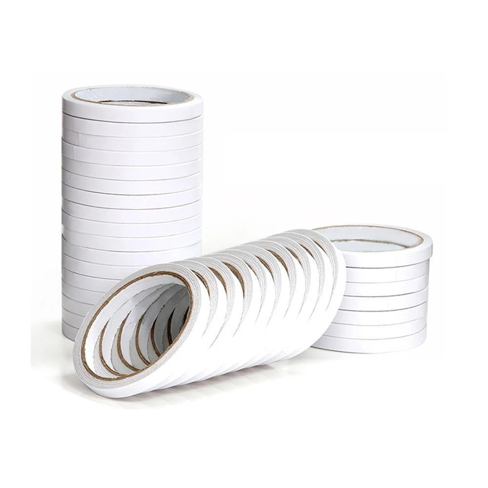Double Sided Tape Super Strong Double Faced Powerful Hand Tearing Adhesive Tape For Mounting Fixing Pad Sticky Paper 10M 1Roll