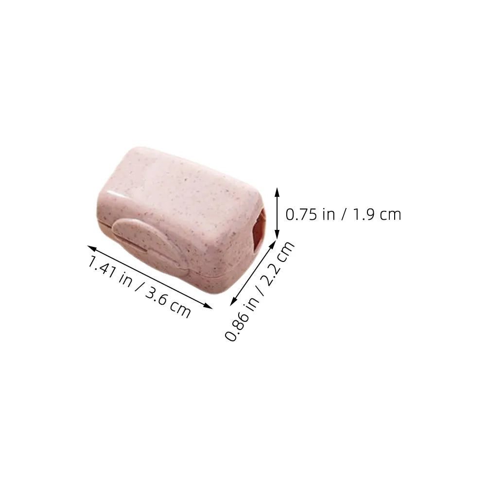 8Pcs Toothbrush Covers Caps Lightweight Sturdy Travel Toothbrush Protective Covers Easy Identification Clean Brush Head Storage