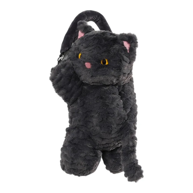 1pc Universal Car Tissue Hanger Cute Cat Creative Hanging Tissue Holder Plush Vehicle Tissue Case  Paper Box