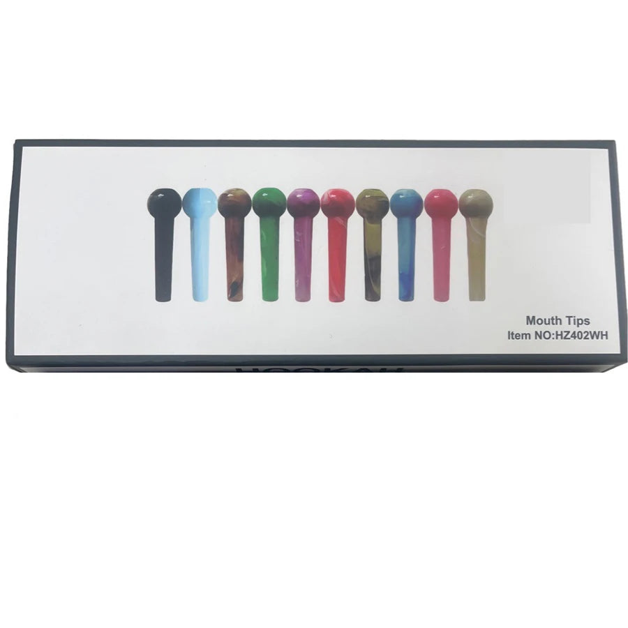 10pcs Arabic Hookah Mouthpieces Small Mini Shesha Accessories Mouth Tips Newest Portable Hookah Resin Narguiles Chicha Mouthtips