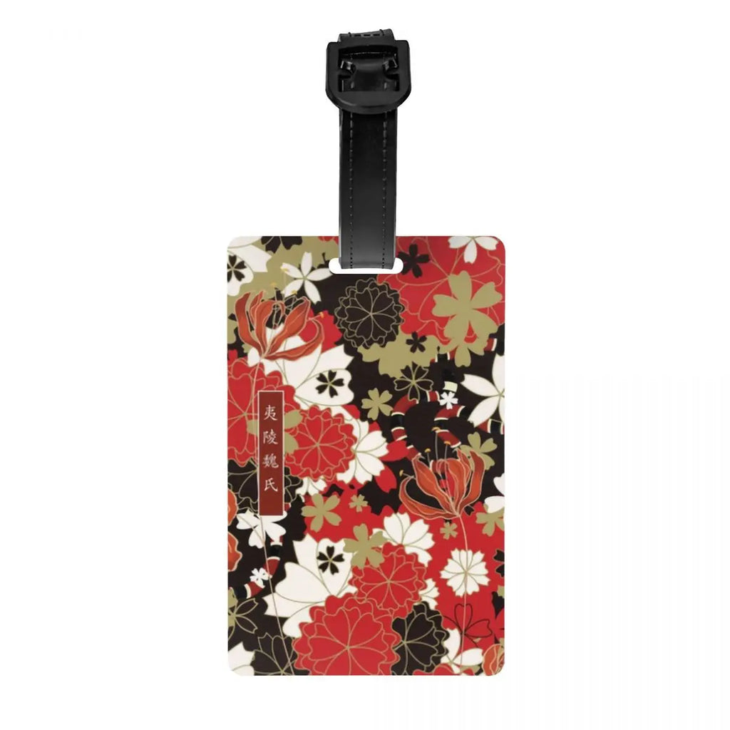 Custom Mo Dao Zu Shi Gusu Lan Logo Luggage Tag The Untamed TV Show Travel Bag Suitcase Privacy Cover ID Label