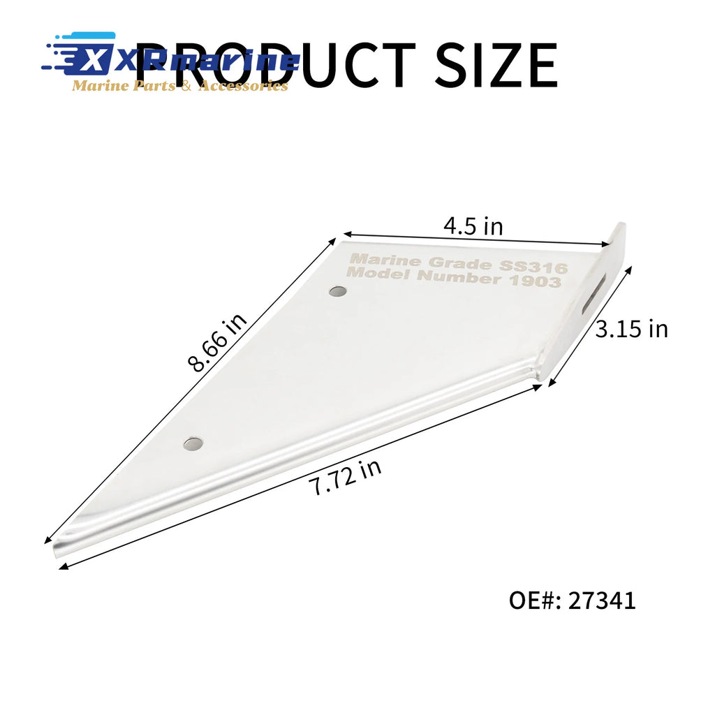 27341 Skeg Guard with Drain Compatible W/ Mercury Mariner Johnson Evinrude OMC 2-Stroke 4-Stroke 40HP 50HP 60HP 1903