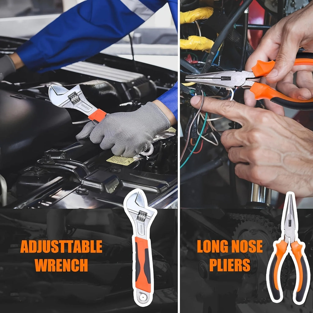 Fix Everything in Your Home & Car: 160-Piece Pro Tool Kit with Storage Case
