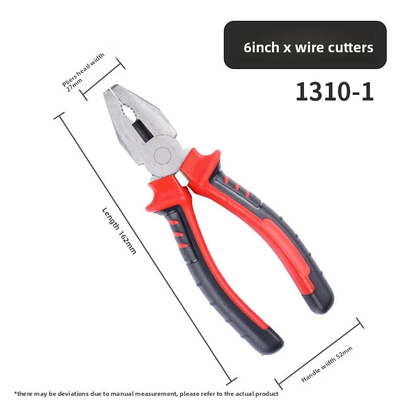 Heavy Duty Electric Wire Pliers Multifunction Tool with Large Opening for Cutting Twisting Gripping Sharp Industrial Metal Work