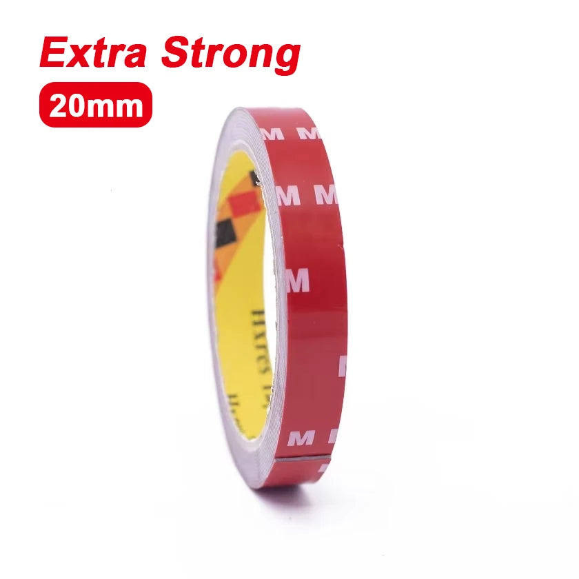 3Meters Double Sided Adhesive Tape Extra Strong 0.8mm Thick High Viscosity For Car Special Mounting Fixing Tear Off No Residue