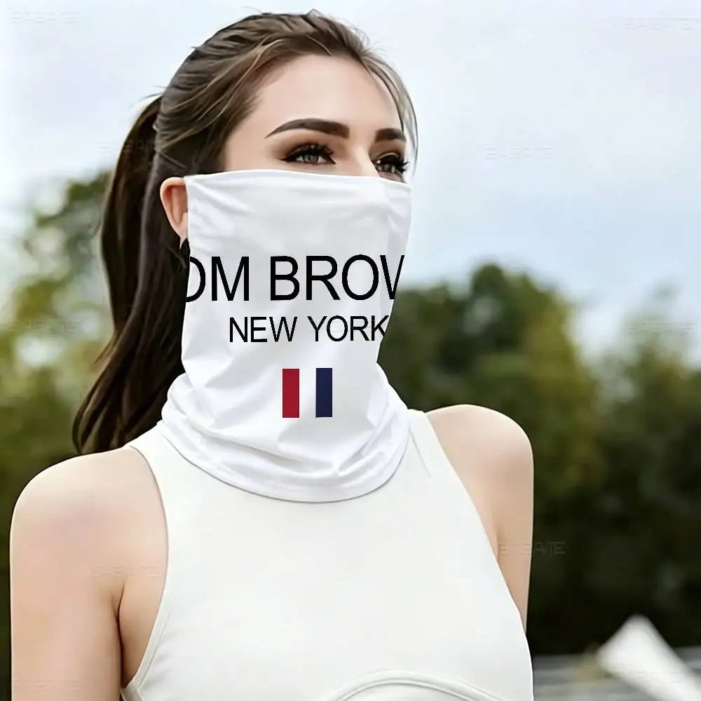 Fashion Brand T-Thom B-Brown UV protection face mask lightweight tube scarf for outdoor riding mountaineering camping