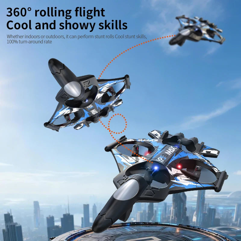 YP5MAX FPV Drone 4K HD Camera Screen Remote Control launch Hovering Circling Flight EPP Anti-Collision Easy Control Kid Toy Gift
