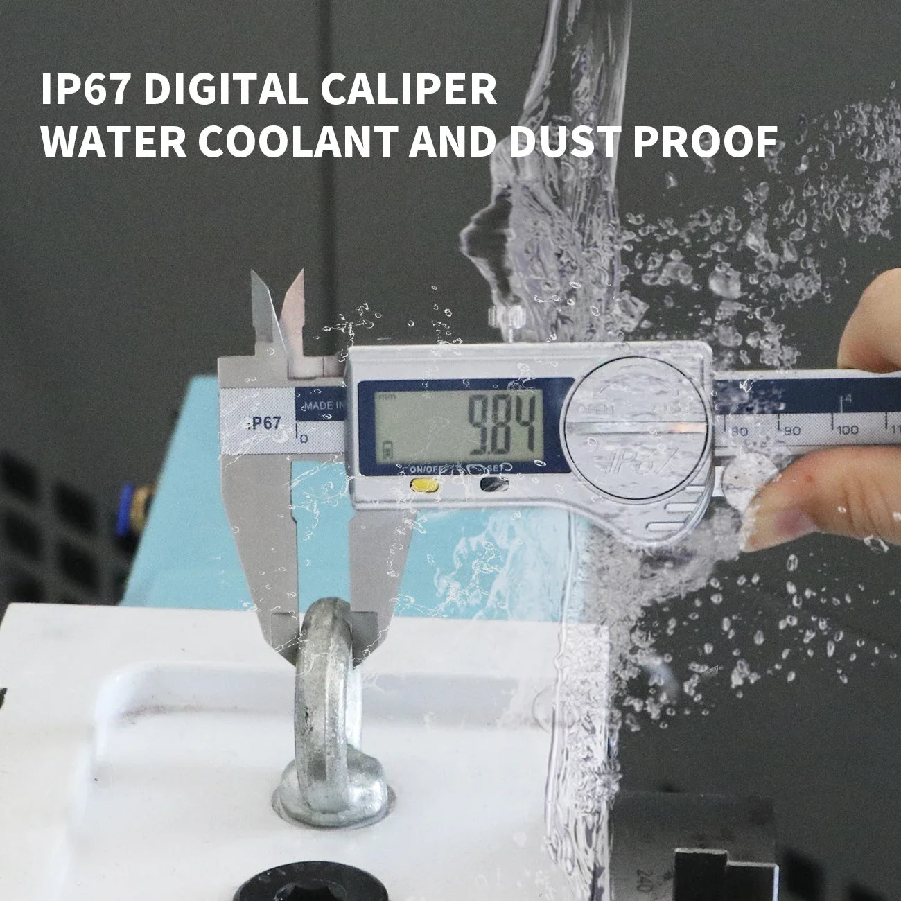SHAHE Digital Caliper,Calipers Measuring Tool with IP67 Coolant/Water/Dust Proof,Large LCD Display,ABS, Inch/MM Conversion