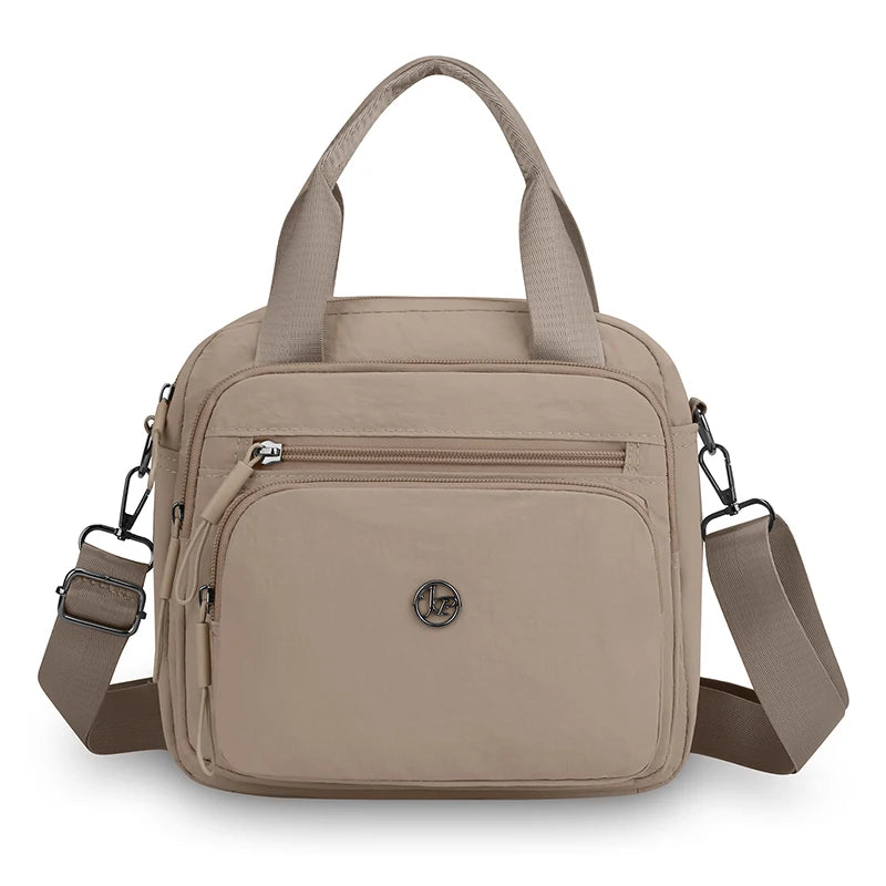 Messenger Shoulder Bag for Women, Wrinkle Resistant Nylon Square Purse, Thickened Multi Layer Large CapacityFor Daily Casual Use