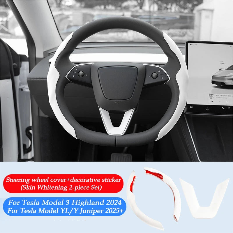 For Tesla Model Y YL Juniper Model 3 Highland 2026 Console & Armrest Storage Box ABS Non-slip Mat Cup Holder Box Accessories
