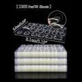 30 TO 160 Sheets Transparent Nail Adhesive Jelly Double-Sided Glue Stickers for Press On Nails & False Nails (24 Pills/Sheet)