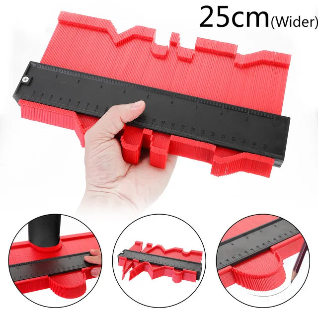 Profile Duplication Gauge Shape Gauge Duplicator Plastic Contour Copy Duplicator Magic Measuring Tool For Woodworking Tool