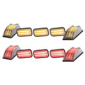 LED Roof Marker Lights Transparent /Smoke Cover Fit for Hummer H2 2003-2009 25809312, 16531442, 15060525
