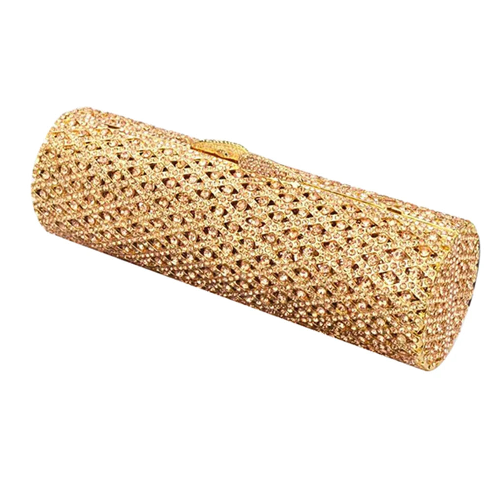 Blue Crystal Long Evening Clutch Luxury WHTUOHENG Diamond Wedding Purses Bridal Handbags Rhinestone Party Prom Clutches Bags