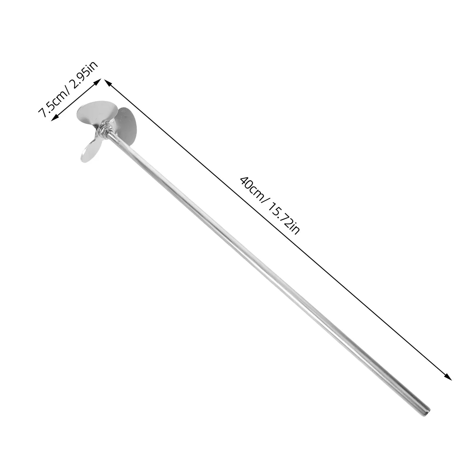 Pork Puller Tool Stainless Steel Meat Shredder Drill Attachment Dia Meat Stirrer for Mixing Nut Butter Cookie Dough Shredded