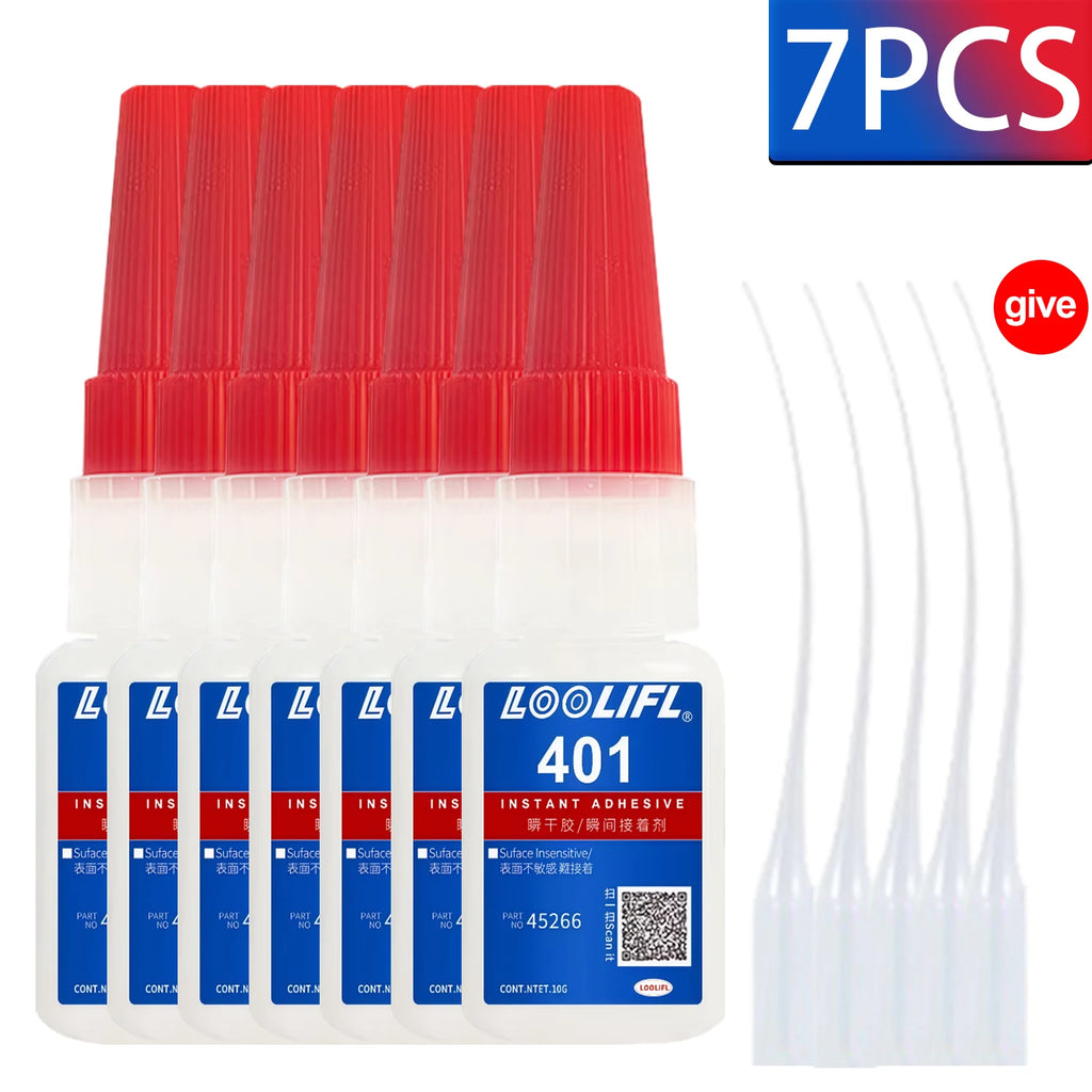 1-10PCS Super Glue Super Strong Adhesive, Suitable for Instant Transparent Adhesive of Plastics, Metals, Wood, Crafts, Glass Cer