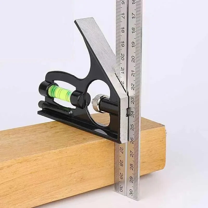 Woodworking Gauges Stainless Steel Thickened Universal Angle Ruler Multifunctional L Type 90 Degree Square Measuring Hand Tool