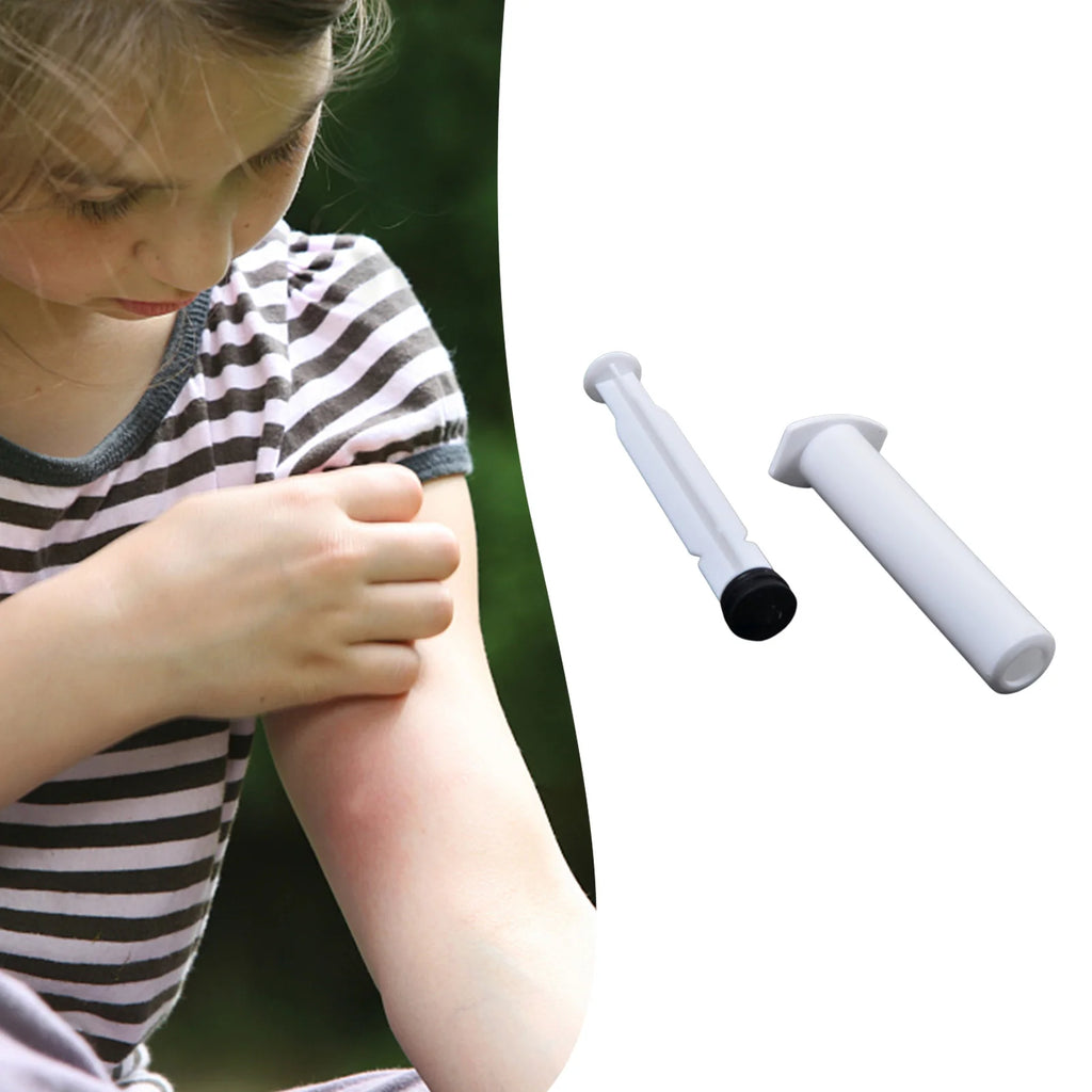 Venom Extractor Bee Sting Tools Outdoor Pipette Extractor Suction Out Poison/Venom From Snake And Bugs Bites Safety Suction Kit