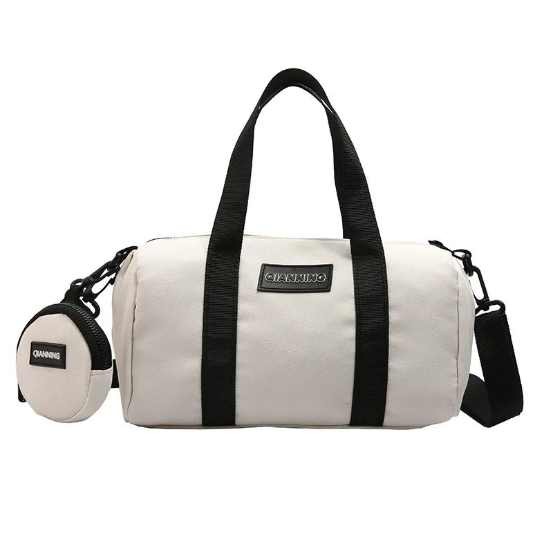 Modern Sporty Style Mega-Storage Shoulder Bags with Coin Holder, Pupil Nylon Handbag Casual Unisex Side Bags