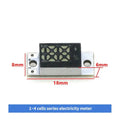 Innovative Mini Battery Level Indicator for 1-4S Lithium Batteries with User-Friendly Smart Button Feature