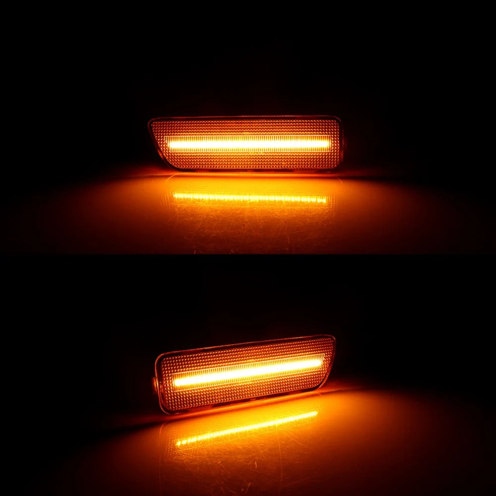 For VW Volkswagen MK4 Golf GTI R32 Jetta Cabrio Car LED Front Fender Side Marker Lights Turn Signal Lights Parking Lights 12V