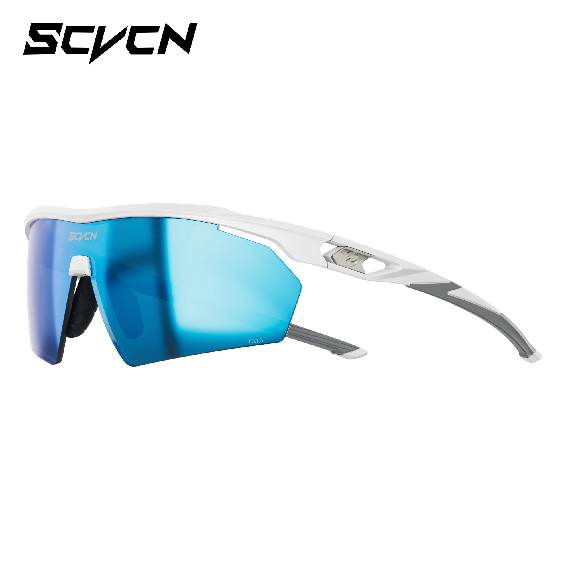Scvcn Photochromic Hiking Sunglasses UV400 Outdoor Sports Trendy Design Cycling Running Baseball Glasses Lightweight Eyewear