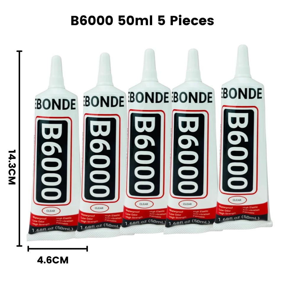 15/50/110ML B6000 Strong Glue Telephone Mobile Phone Touch Screen Adhesive DIY Repair Diamond Jewelry Glass Office Supplies