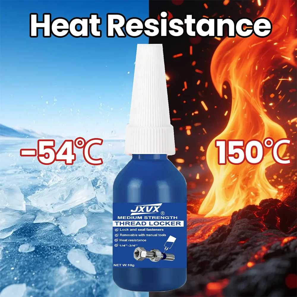 10g–50g Anaerobic Sealing Adhesive and Removable Threadlocker—Low to High Strength Fastening and Anti-Slip