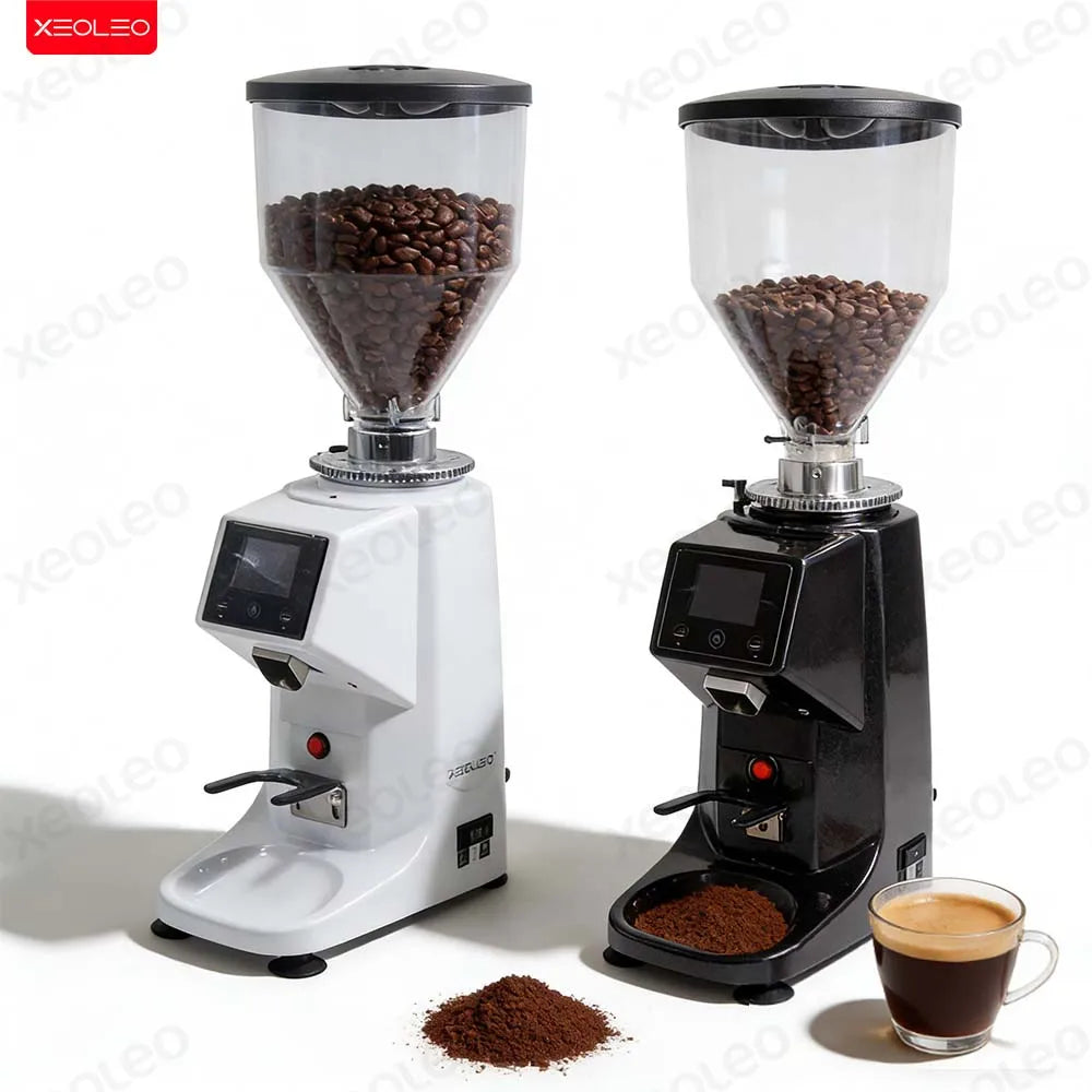 XEOLEO Electric Coffee grinder 200W Espresso coffee grinder Flat whetstone Coffee miller Touch panel Bean crush maker 750g