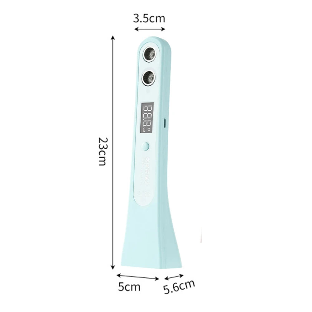 Ultrasonic Height Measuring Stadiometer LED Display Portable Height Measuring Device Electronic Height Ruler for Adults Kids