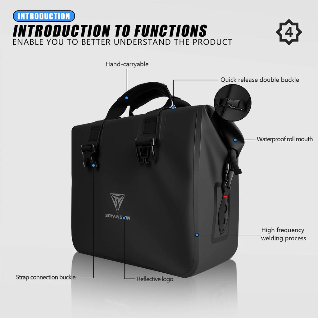 Waterproof Motorcycle Top Bags Toolbox Tool Box Inner Bag For BMW Top Box Panniers Bag Case Luggage Bags