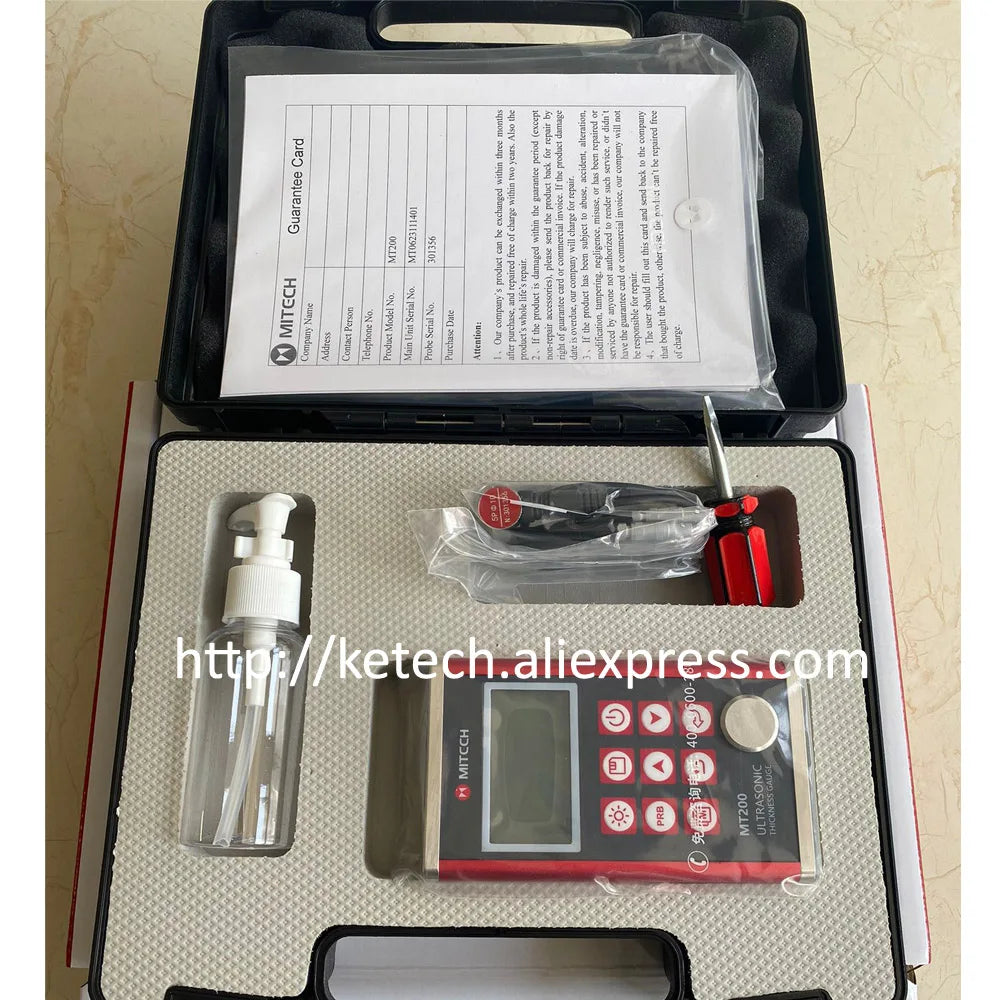 MITECH Ultrasonic Thickness Gauge Meter 27MG MT150 MT160 MT180 MT190 MT200 MT600 NDT Non-Destructive Thickness Meter Testing