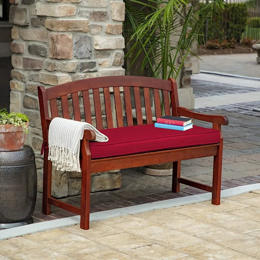 Custom Waterproof Bench Cushions  Outdoor Patio Seat Pads for Garden Bench/Swing  5CM Thick  Non-Slip Washable  Fit 2-3 Seater