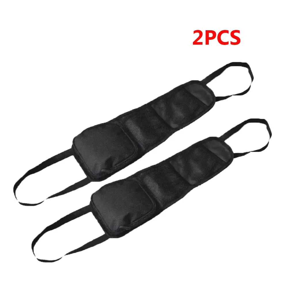 1pcs Car Seat Back Hanging Bag Oxford Cloth Waterproof Thermal Pressure Resistant Handle Side Storage Bag Vehicle Compression