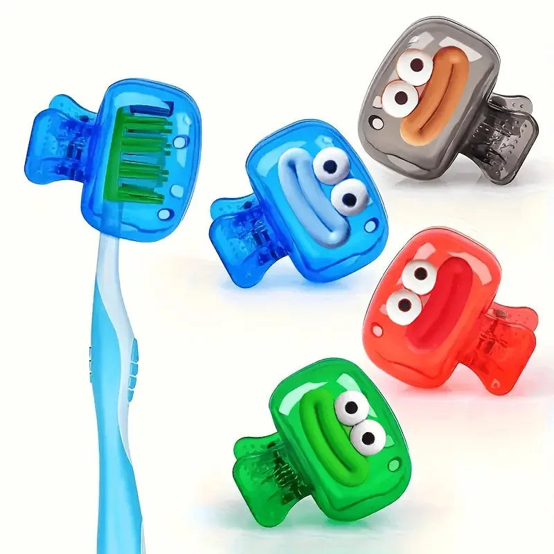 Toothbrush Covers Mini Toothbrush Head Cover Portable Toothbrush Protector Coverings Clips Suitable For Camping Business Travel