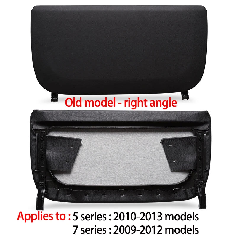F10 F11 F01 F02 F07  Leather Car Seat Backrest Panel Storage Pocket Cover For BMW 5 7 Series 5GT 2008-2017