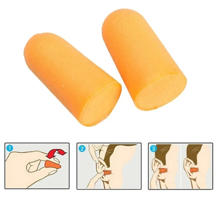 10Pair Noise Cancelling Earplugs Ear Plugs Sleep Hunting Ear Muffs Earplugs Baby Earmuffs Concert Safety Protection