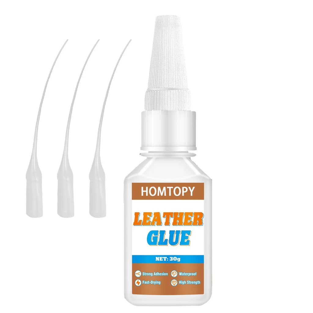 Instant Dry Leather Glue Waterproof Repair Adhesive for Shoes Handbags Belts - Quick Fix Solution for Leather Products