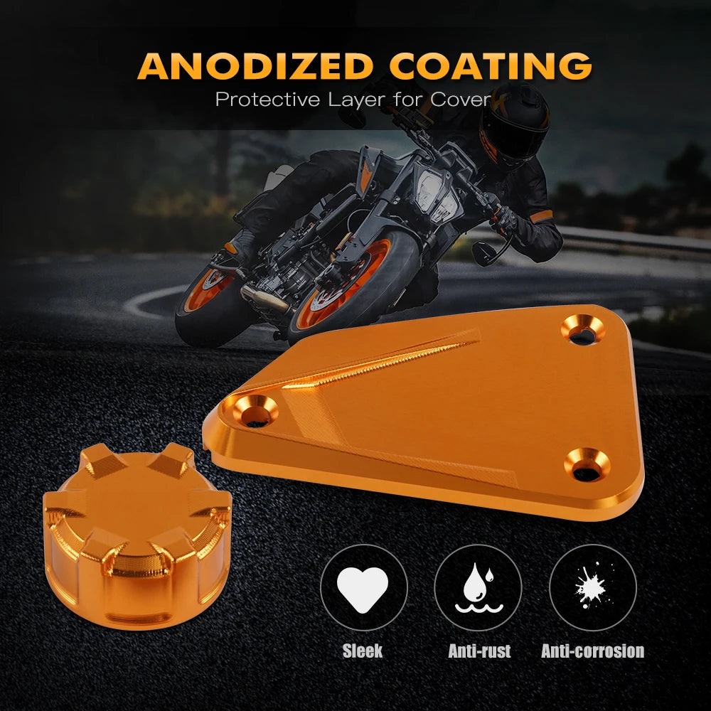 Front Rear Brake Fluid Reservoir Cap Cover for KTM 790 890 Duke 2018 2019 2020 2021 2022 790 890 Adventure Brake Oil Cup Lids