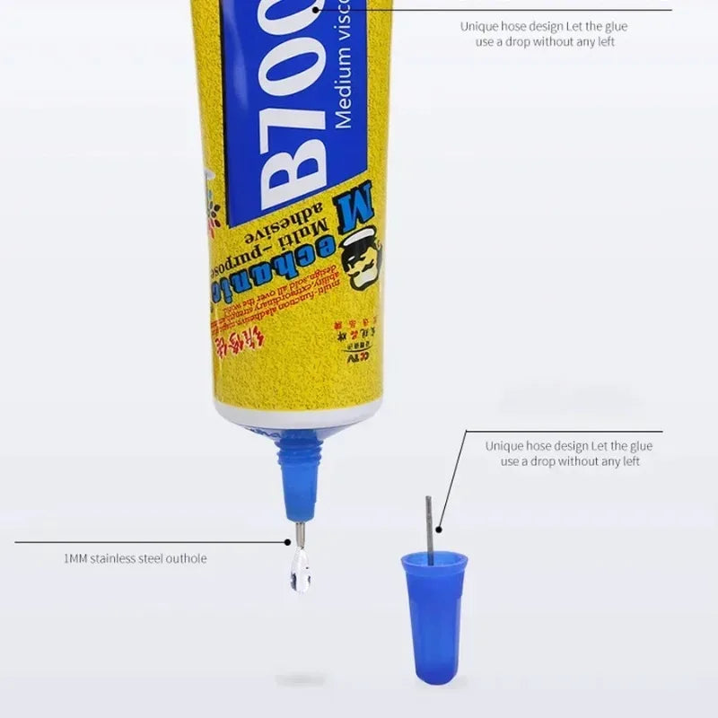 Mechanic B7000 Multi-purpose Transparent Adhesive Glue 15ml Medium Viscosity for Phone Screen Repair Jewelry Crafts