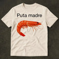 Funny Shrimp Memes, Shrimp-patterned T-shirt Memes, Shrimp, Aggressive, Satirical Viral Memes, and Confused Memes.women Summer