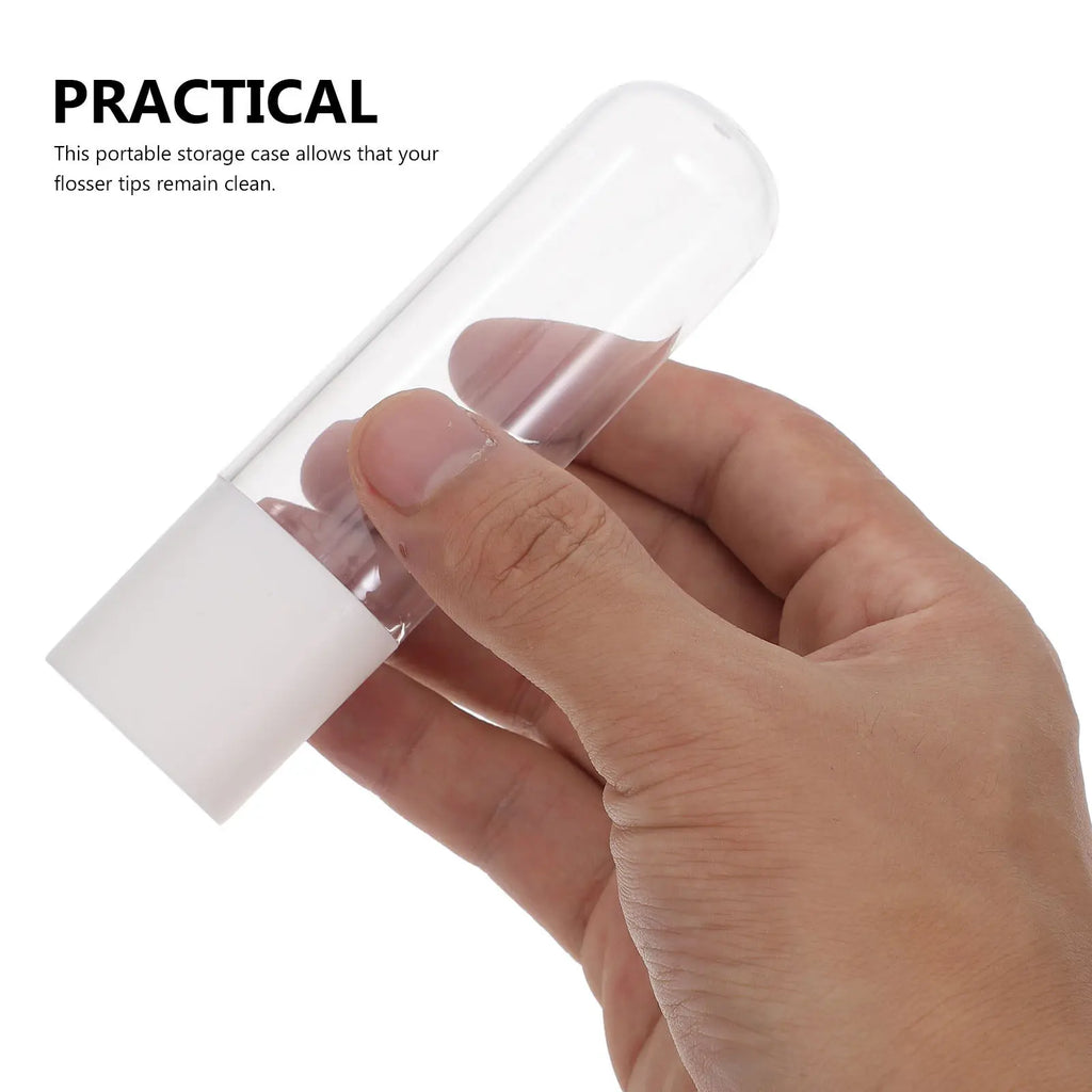 Flosser Tip Box Portable Storage Case Lightweight Travel Accessory Electric Flosser Tip Holder Protect Cover Organizer