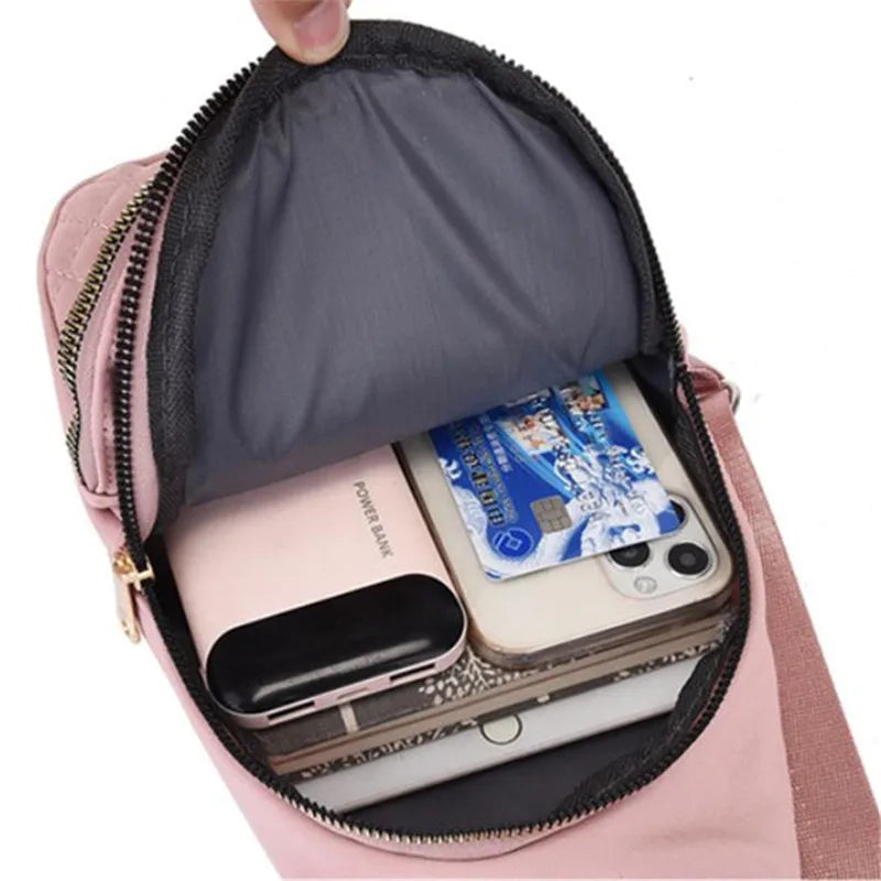 Solid Color Quilted Fanny Pack Casual Large Capacity Zipper Chest Belt Bum Bag Adjustable Sling Bag for Daily Use Lightweight