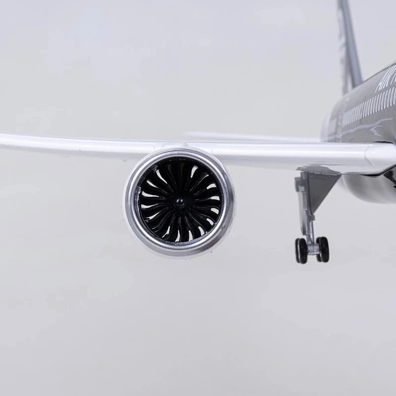 47CM Newzealand B787 Aircraft New Zealand Airlines Model W Light and Wheel Landing Gear Diecast Resin Plane Toy