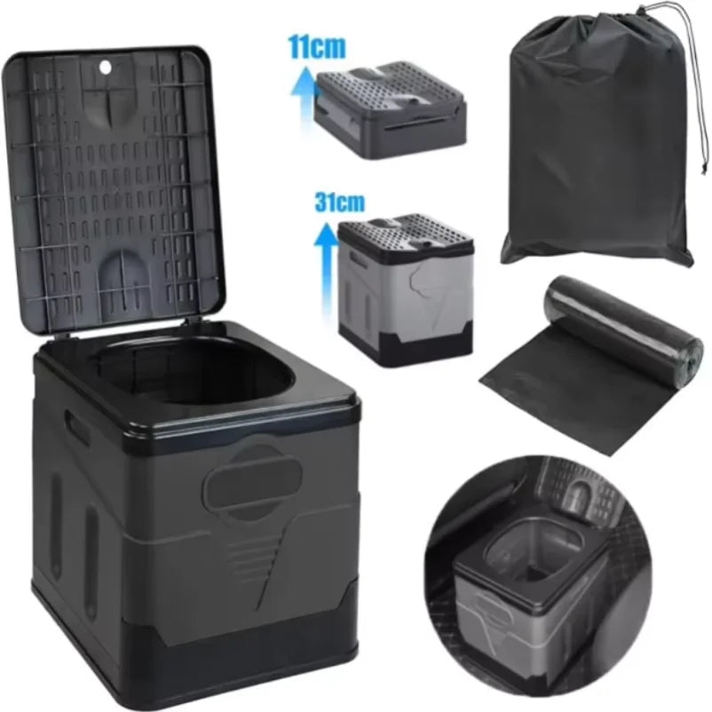 Equipment Portable Car Folding Toilet Toilet Camping Emergency Artifact Car Travel Outdoor Mobile Toilet Camping multitool