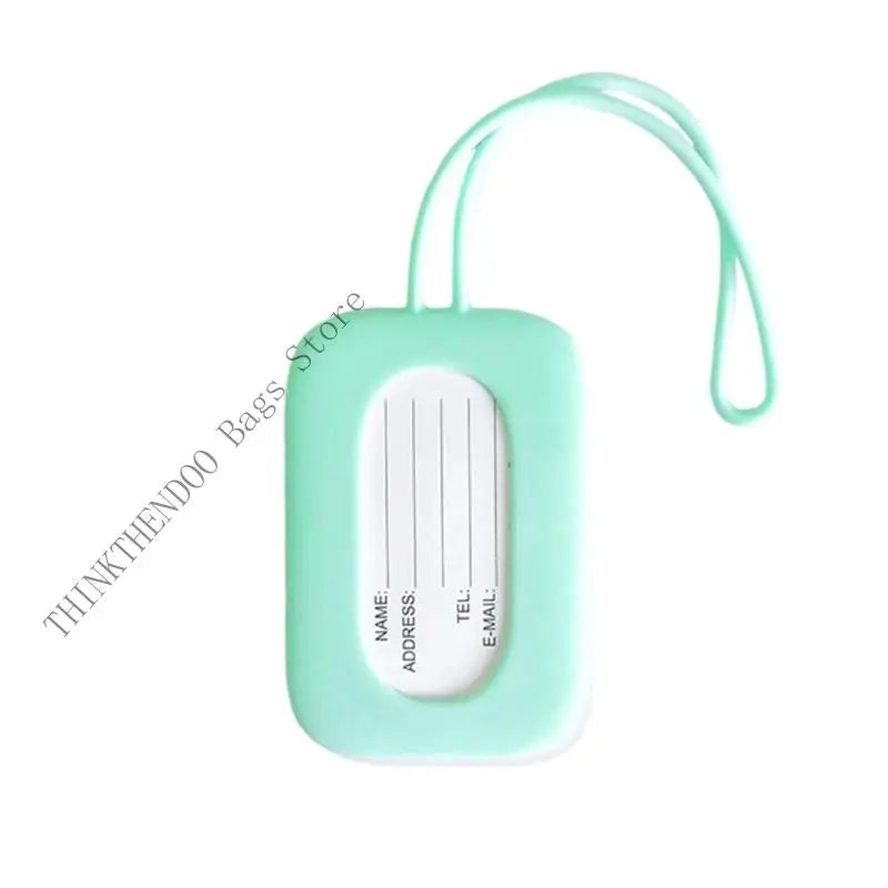 Silicone Airline Luggage Tages for Suitcases Name Labels Suitcase Tages for Travel Bag Case Name Tages Flexible