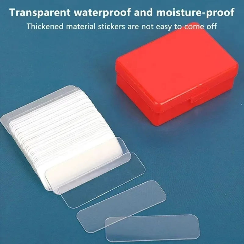 Double-Sided Adhesive Tape Transparent Strong Nail-Free Thickened Nano Tape No Punching Seamless for Home Use