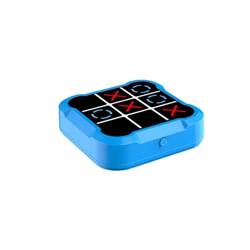 Portable Tic Tac Toe Board Game for Kids & Adults, Wooden XO Chess Set, Travel Tabletop Toy, Montessori Puzzle for Family Party